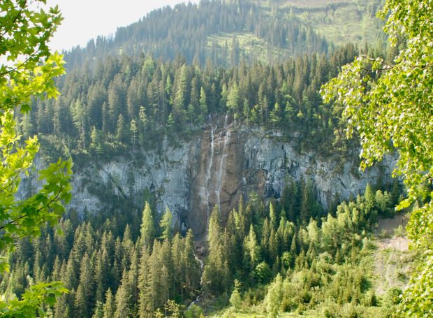 Abseilstelle beim Canyoning
