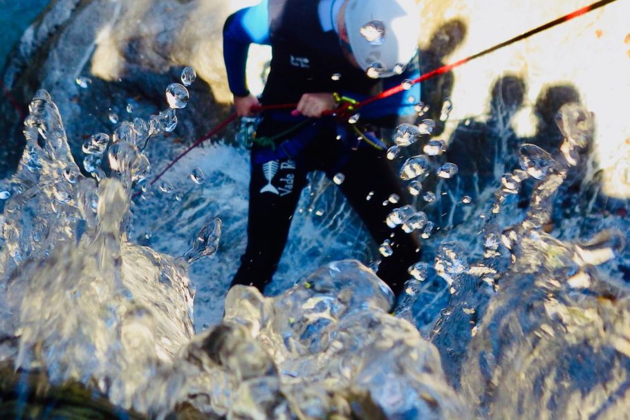 Canyoning Abseilstelle Kobelache in Dornbirn