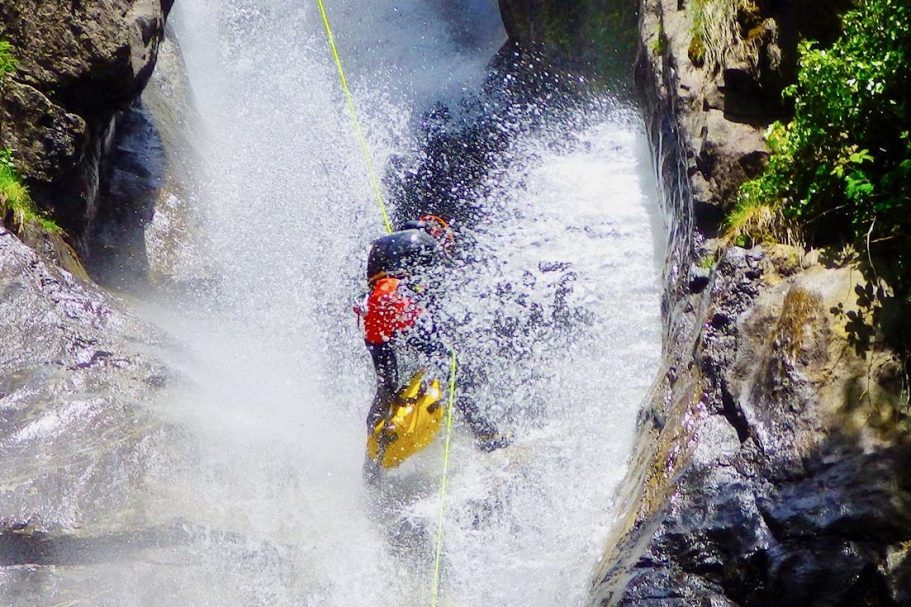 Canyoning Abseilstelle Progero im Tessin