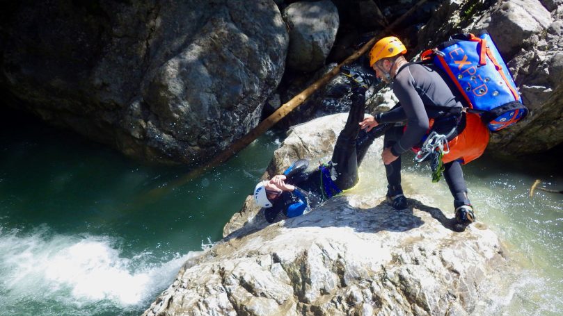 Canyoning Rutsche Merlins World