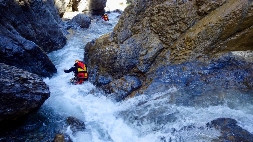 Laufstrecke Canyoning Sulzlbach