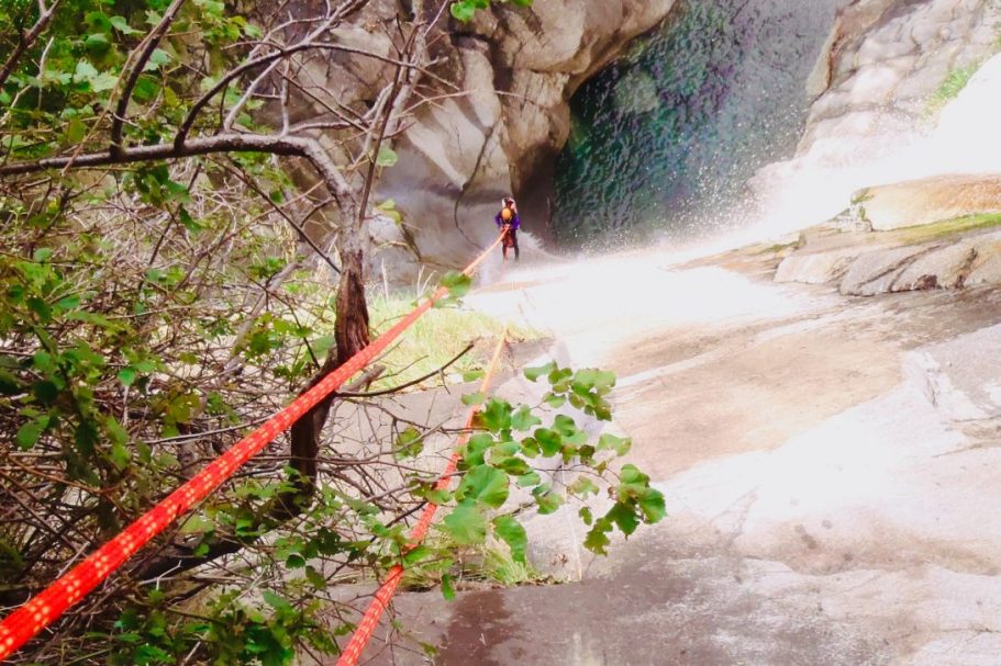 Canyoning Abseilstelle Froda im Tessin