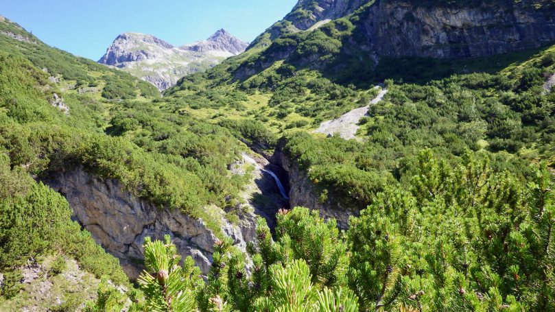 Blick in den Roßgumpen Canyon